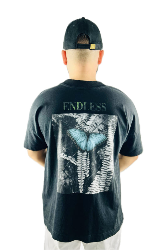 Endless Butterfly T-Shirt (Oversize) B/W