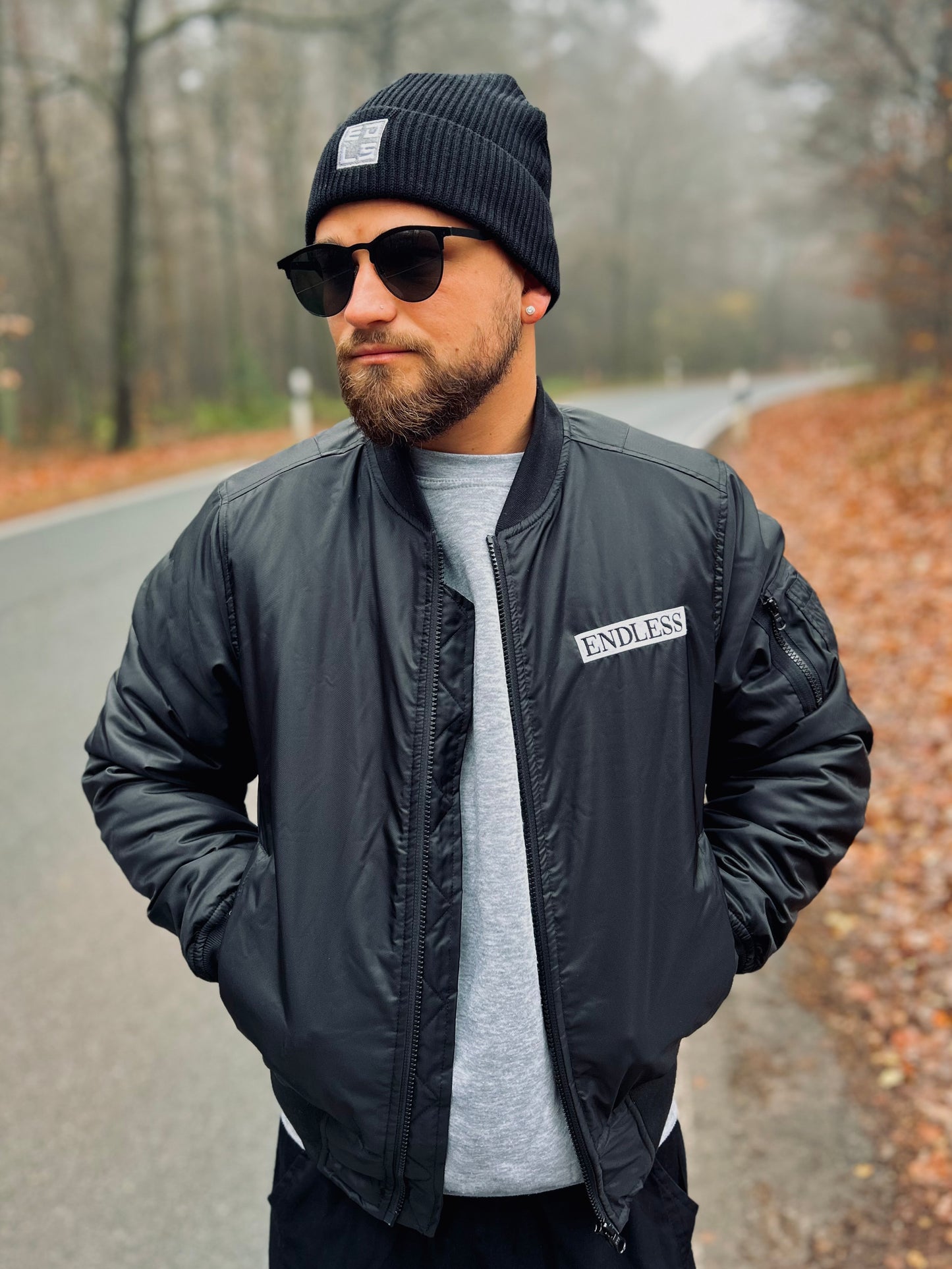 ENDLESS Bomber Jacket (Stick) - Bomber Jacket