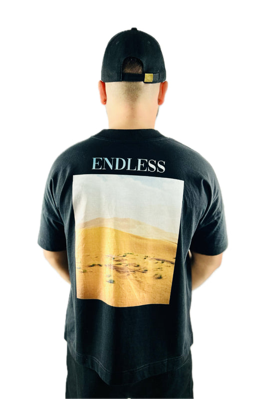 Endless Desert T-Shirt (Oversize) B/W