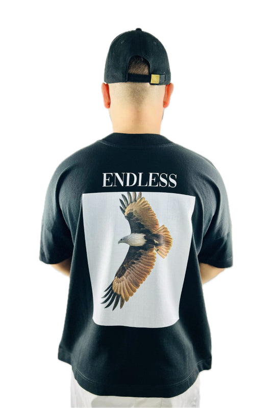 Endless Eagle T-Shirt (Oversize) B/W