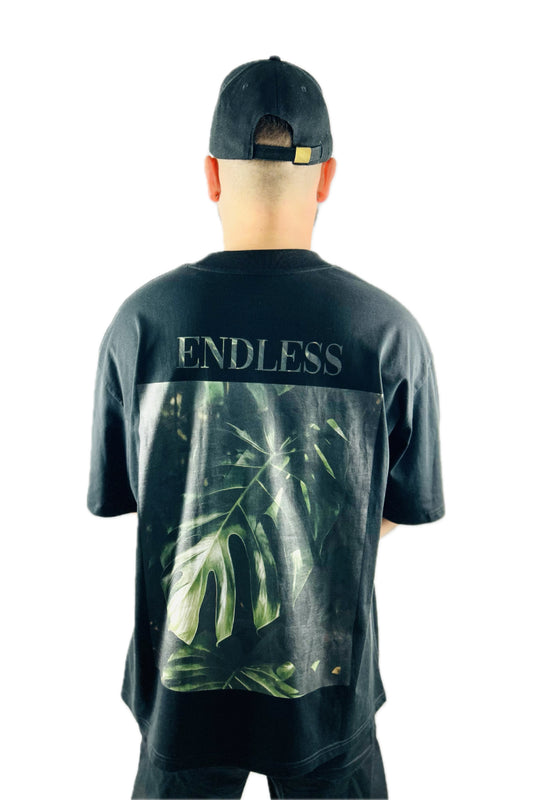 Endless Plant T-Shirt (Oversize) B/W