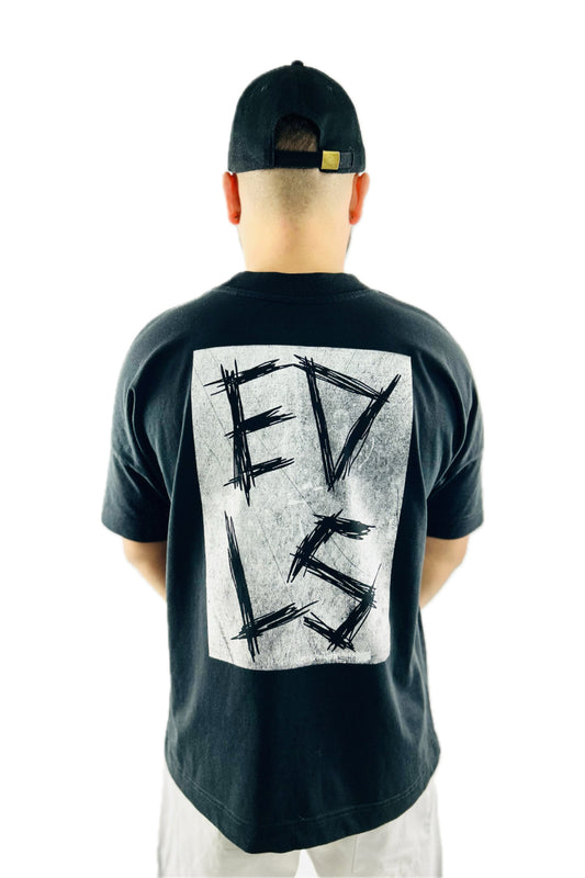 Endless Grunge T-Shirt (Oversize) B/W
