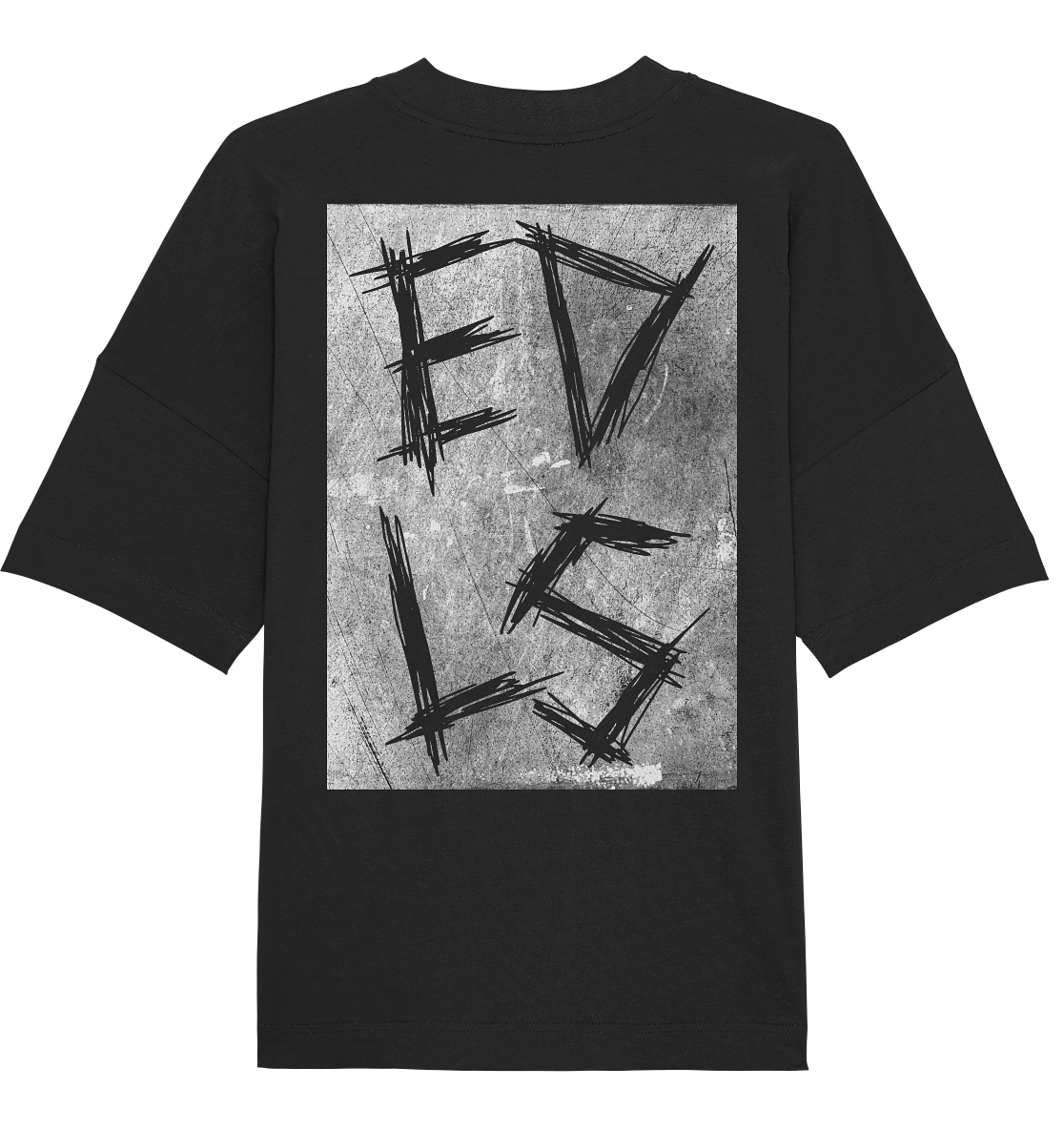 Endless Grunge T-Shirt (Oversize) B/W