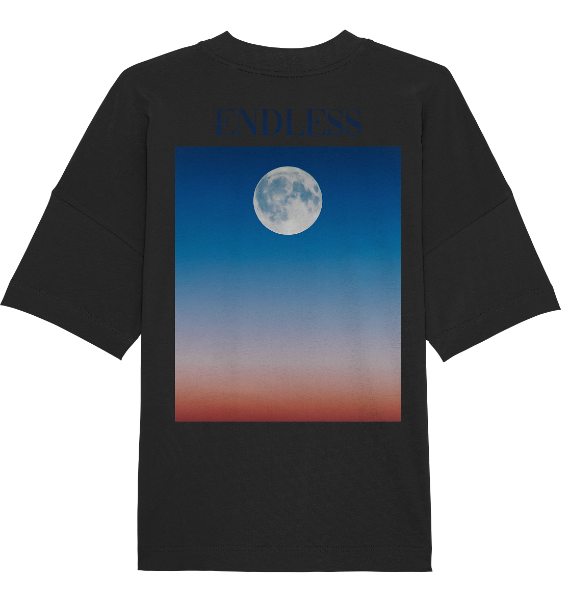 Endless Moon T-Shirt (Oversize) - Organic Oversize Shirt