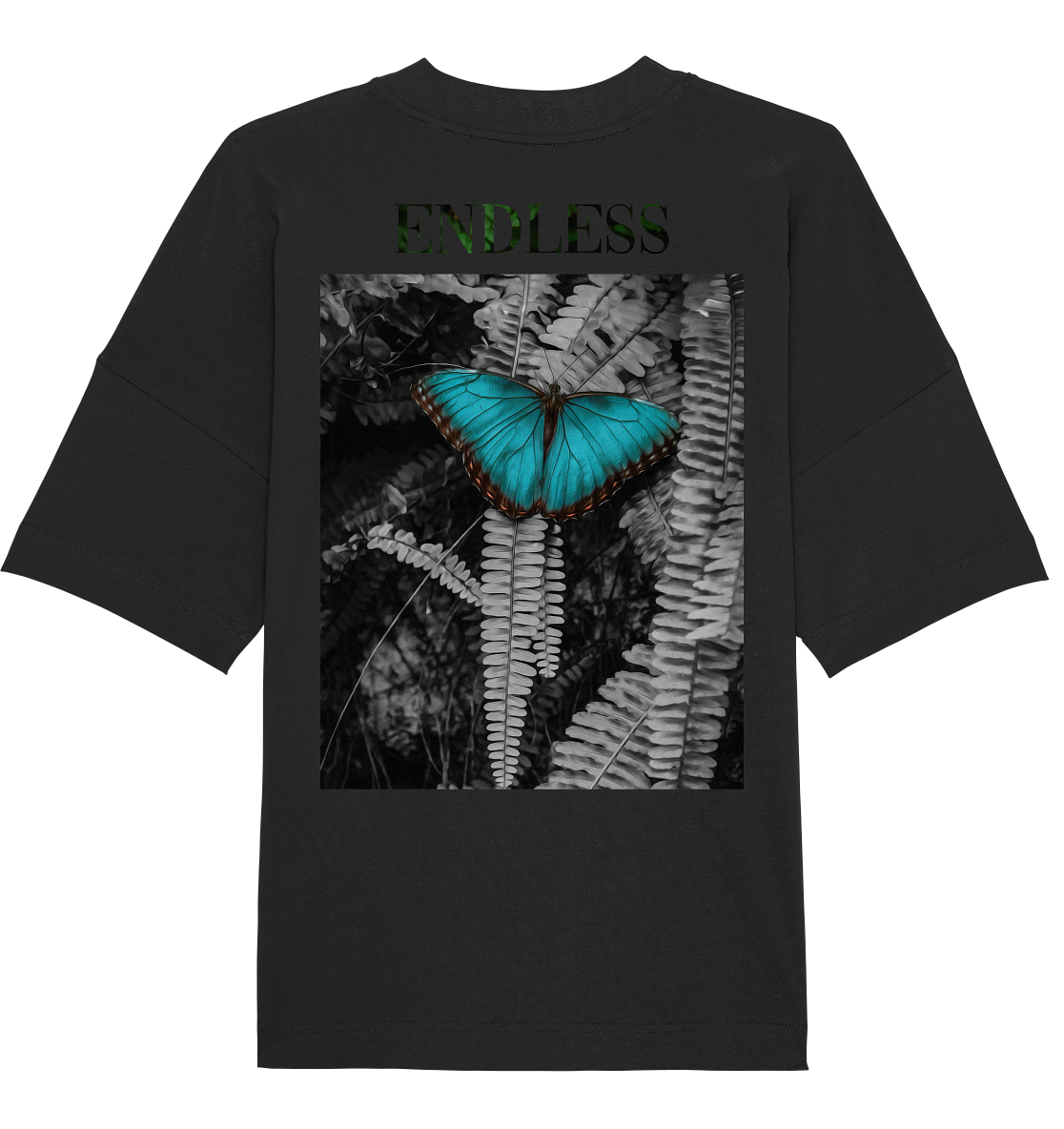 Endless Butterfly T-Shirt (Oversize) B/W