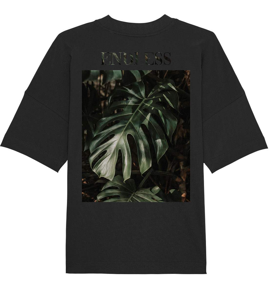 Endless Plant T-Shirt (Oversize) B/W