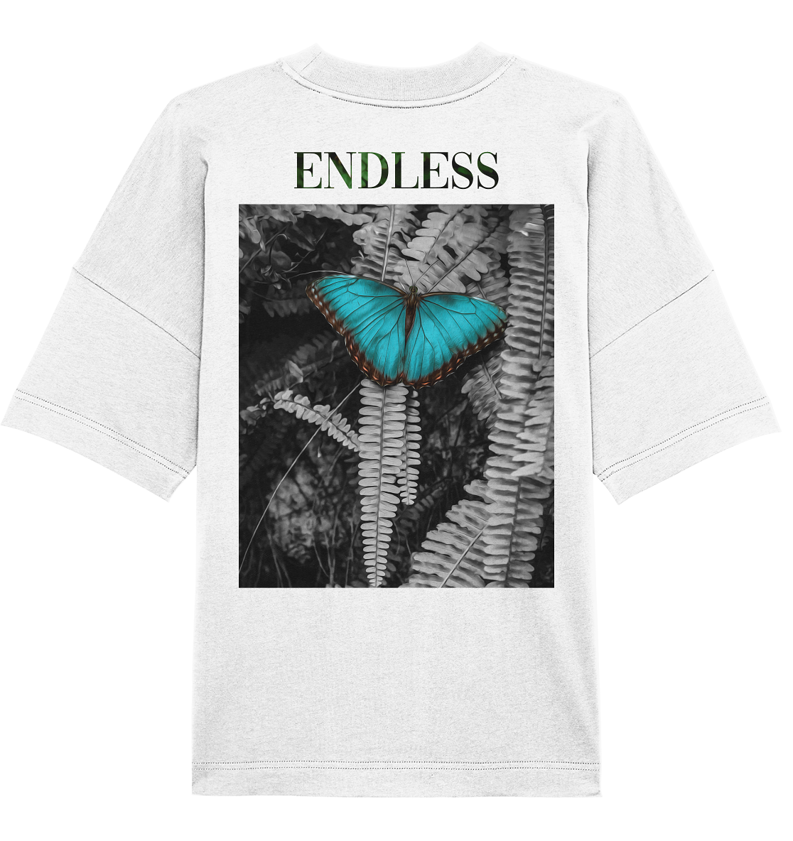Endless Butterfly T-Shirt (Oversize) - Organic Oversize Shirt
