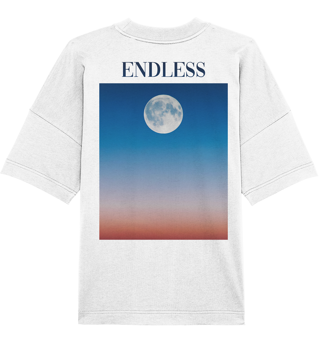 Endless Moon T-Shirt (Oversize) - Organic Oversize Shirt