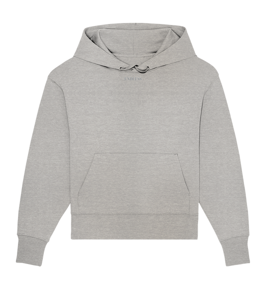 Endless Blank Hoodie grey (Oversize) - Organic Oversize Hoodie (Stick)