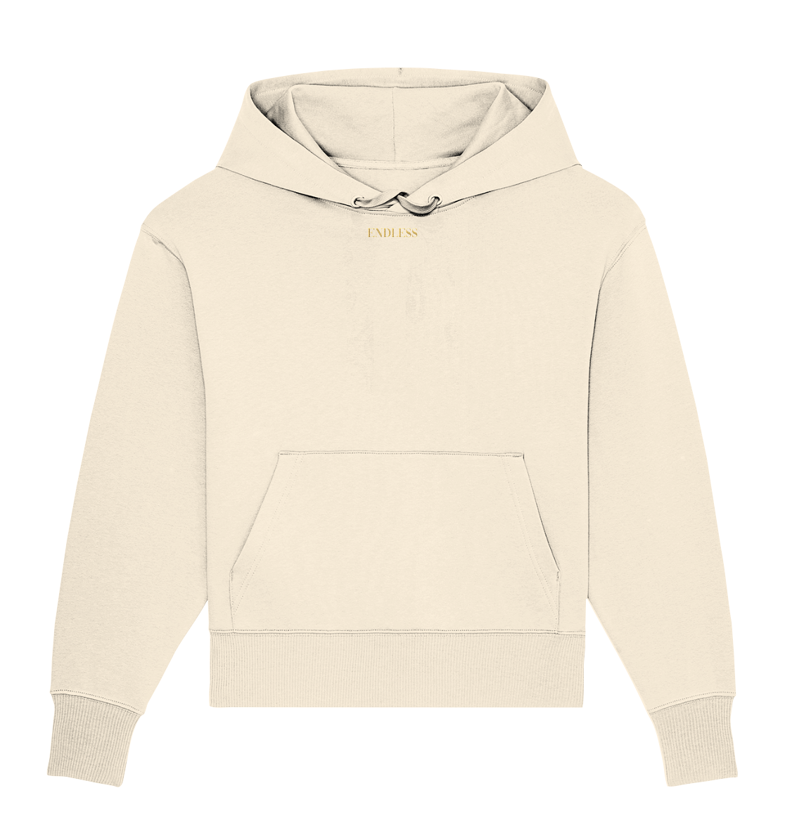 Endless Blank Hoodie beige (Oversize) - Organic Oversize Hoodie (Stick)