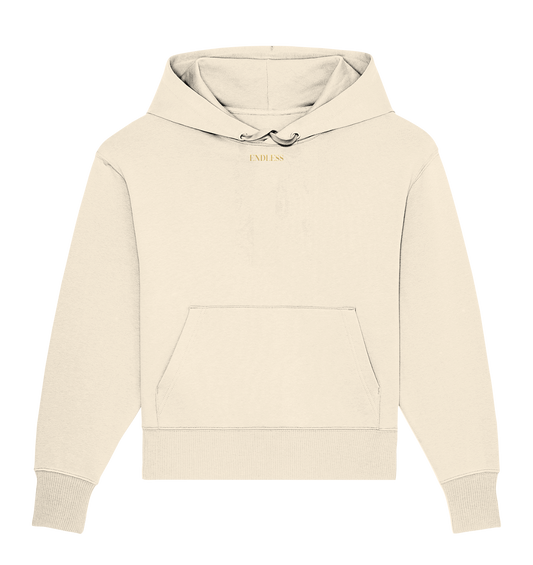 Endless Blank Hoodie beige (Oversize) - Organic Oversize Hoodie (Stick)