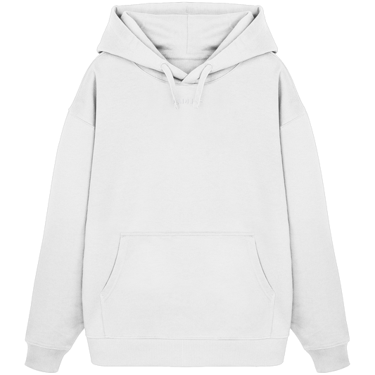 ENDLESS Blank Hoodie white (Oversize) - Organic Oversize Hoodie (Stick)