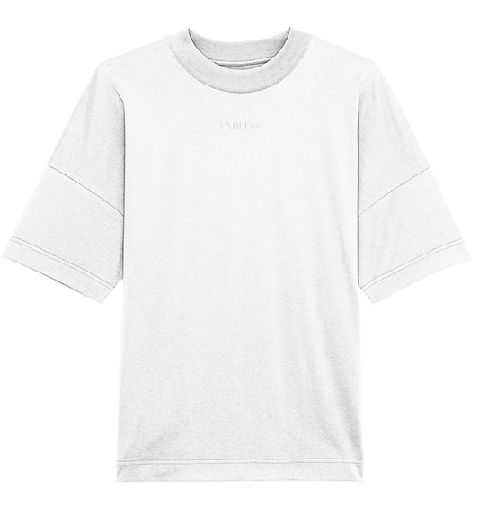 Endless Blank T-Shirt white (Oversize) - Organic Oversize Shirt (Stick)