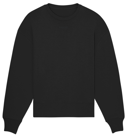 Endless Blank Sweatshirt black (Oversize) - Organic Oversize Sweatshirt (Stick)