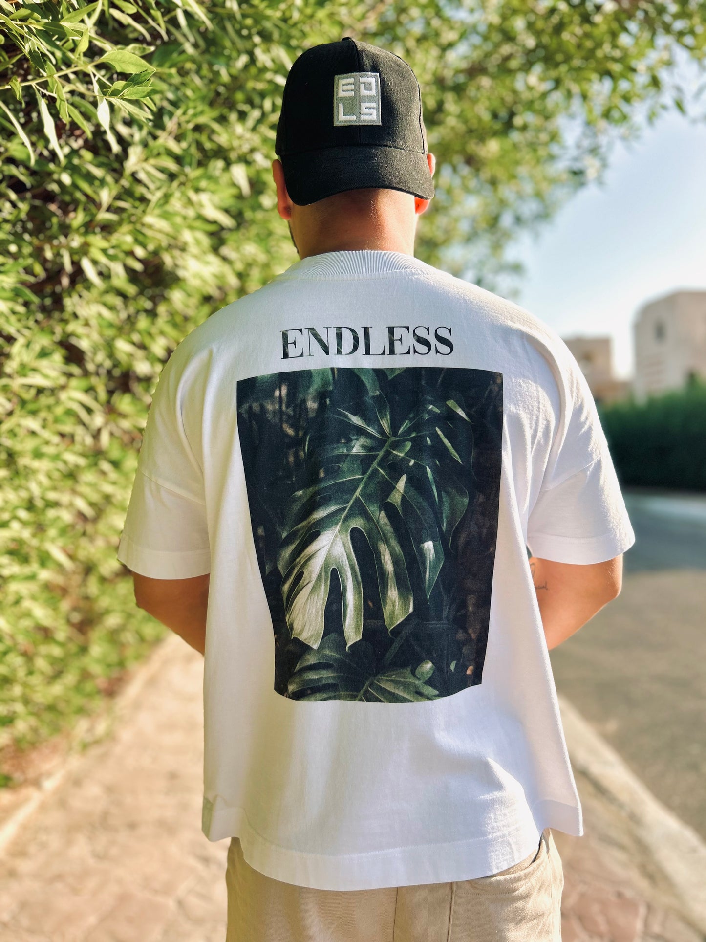 Endless Plant T-Shirt (Oversize) B/W