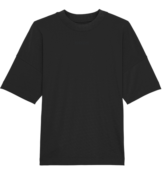 Endless Blank T-Shirt black (Oversize) - Organic Oversize Shirt (Stick)