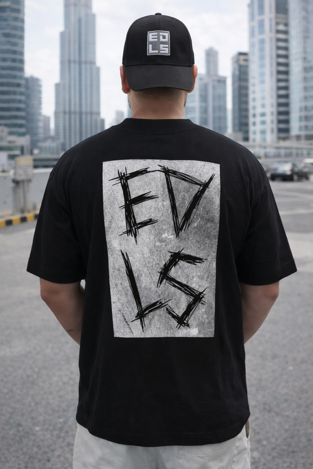 Endless Grunge T-Shirt (Oversize) B/W