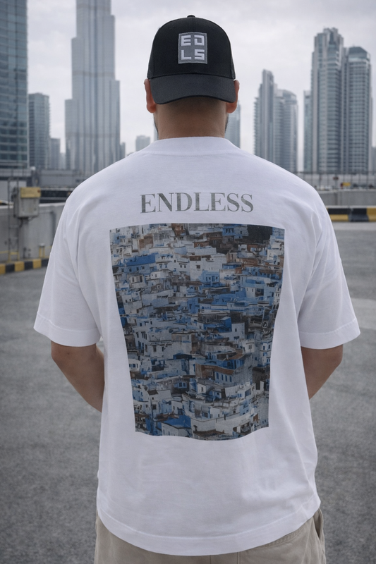 Endless Village T-Shirt (Oversize) B/W