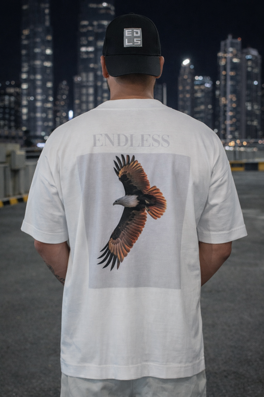 Endless Eagle T-Shirt (Oversize) B/W