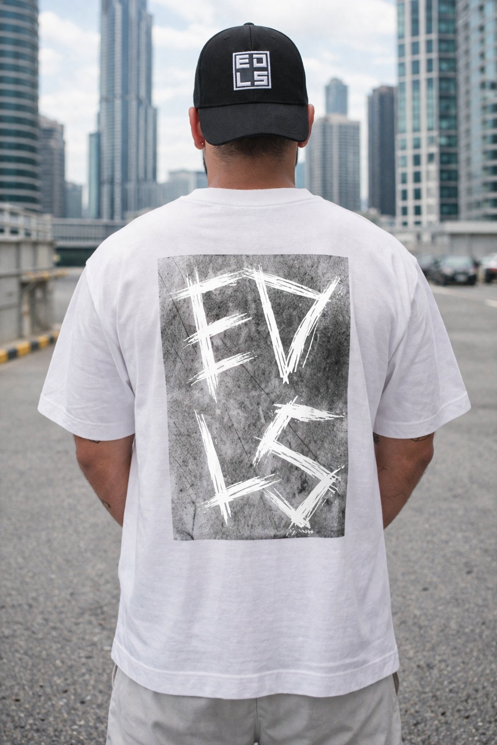 Endless Grunge T-Shirt (Oversize) B/W